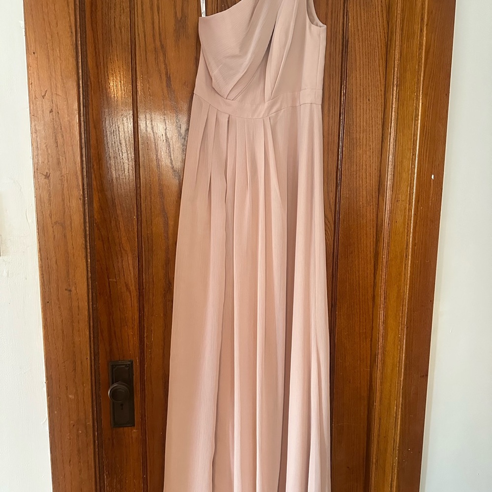 Elegant Chiffon One-Shoulder Dress